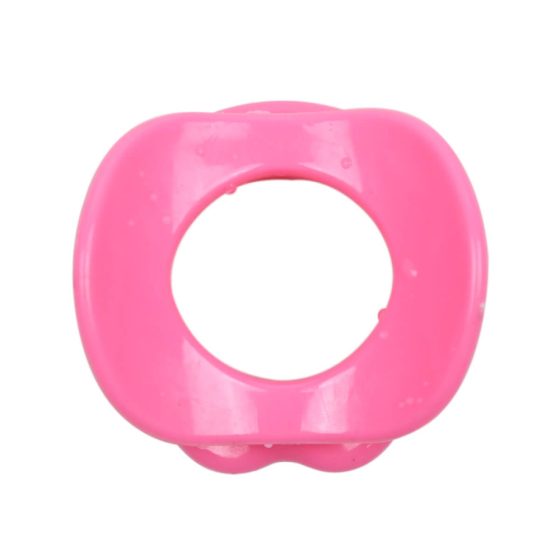 Ida Leather - Open Mouth Gag (Pink)