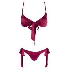 Cottelli - Bikini-Style Bra Set (Red)