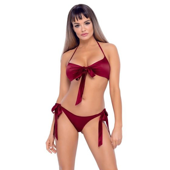 Cottelli - Bikini-Style Bra Set (Red)