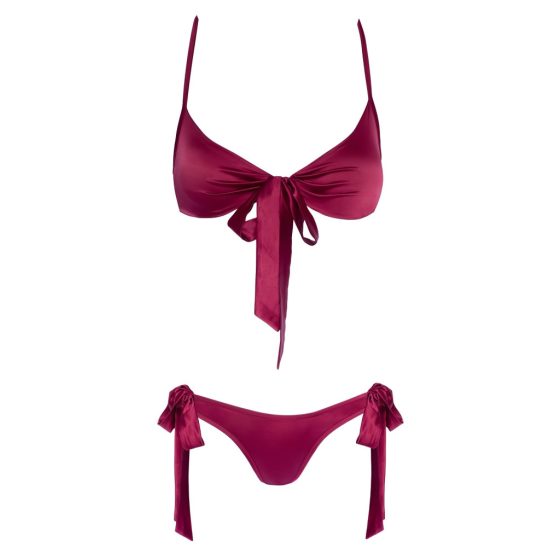 Cottelli - Bikini-Style Bra Set (Red)