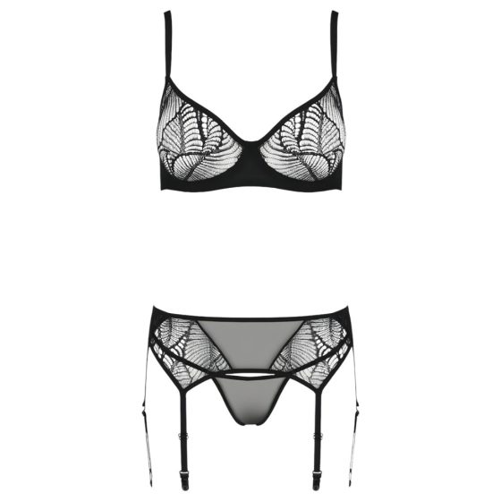 Passion Eco Leafa - Bra Set (Black)