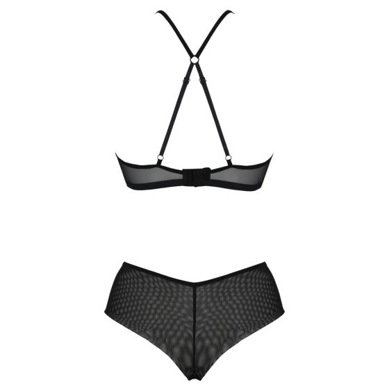 Kerria Lace Bikini Set (Black)