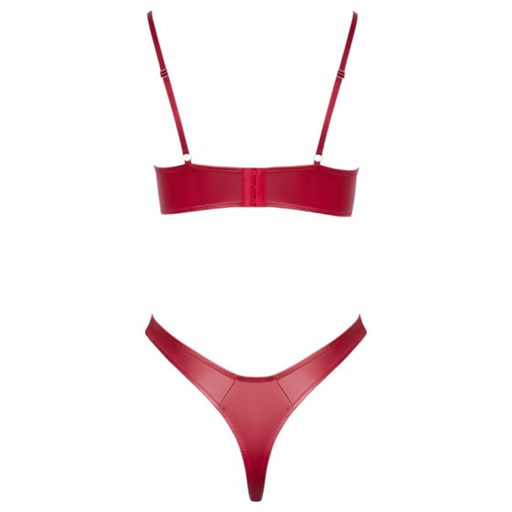 Cottelli Party - Shiny Bra Set (Red)