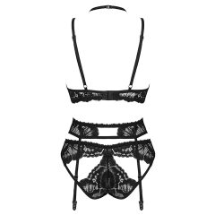 Obsessive Alessya - Lace Lingerie Set (Black)