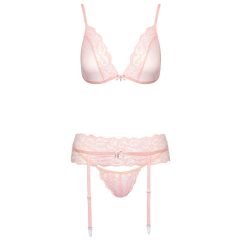 Kissable - Lace Lingerie Set (Pink)