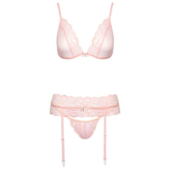 Kissable - Lace Lingerie Set (Pink)