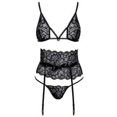 Kissable - Waistband Bra Set (Black)