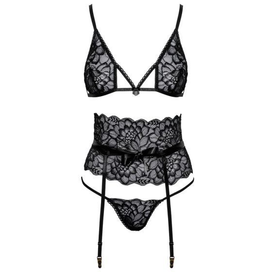 Kissable - Waistband Bra Set (Black)