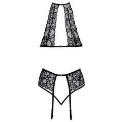 Kissable - Lace Bra Set with Choker (Black)