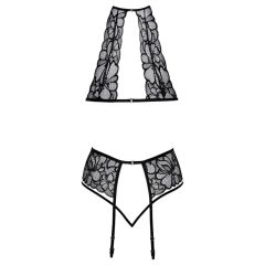 Kissable - Lace Bra Set with Choker (Black)