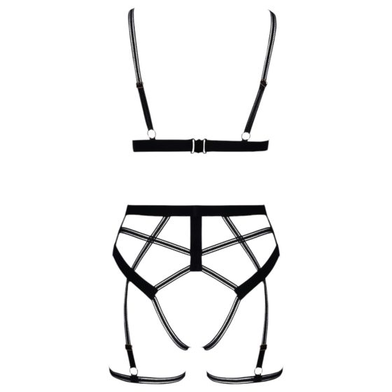 Cottelli - Two-piece body harness set (black)