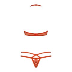 Obsessive 838 Lace Bra Set (Red)