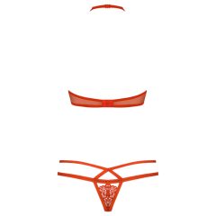 Obsessive 838 Lace Bra Set (Red)