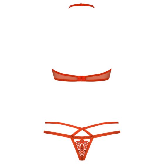 Obsessive 838 Lace Bra Set (Red)