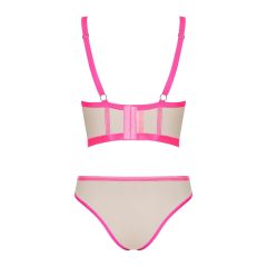 Obsessive Nudelia - Bra Set (Natural-Pink) - S/M