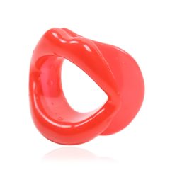 Ida Leather - Open Mouth Gag (Red)