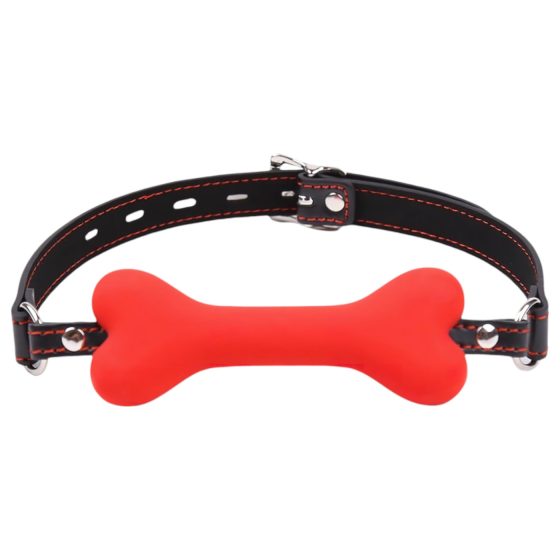 Ida Leather - Bone-Shaped Red Gag