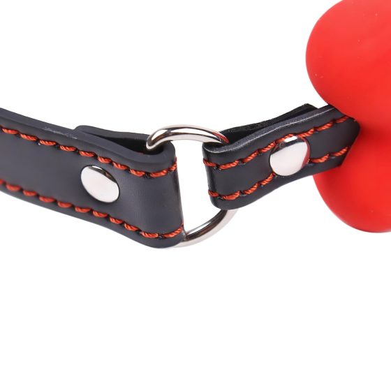 Ida Leather - Bone-Shaped Red Gag