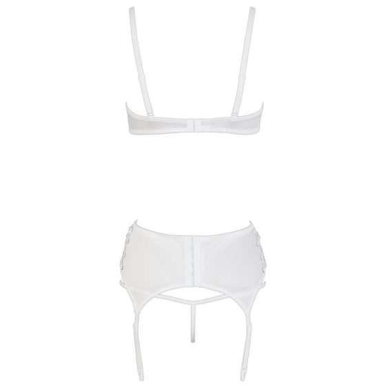 Cottelli - Lace Corset Lift Set (White)