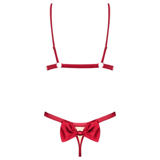 Obsessive Rubinesa - piquant lingerie set (red)