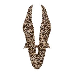 Obsessive Cancunella - Plunging Trikini - Leopard (S-L)