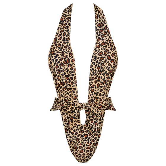 Obsessive Cancunella - Plunging Trikini - Leopard (S-L)