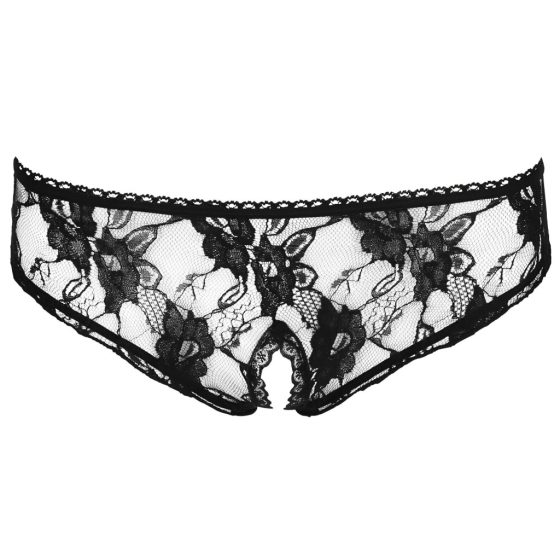 Cottelli - Open Hip Panties (Black)