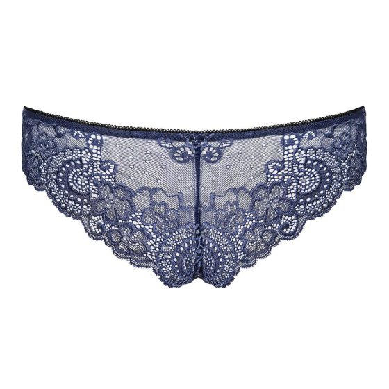 Obsessive Auroria - Bow-embroidered Women's Panties (Blue)