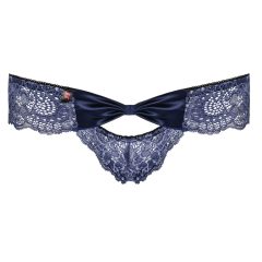   Obsessive Auroria - Bow-embroidered Women's Panties (Blue)