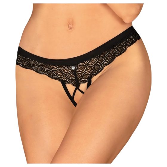 Obsessive Chemeris Open Thong (Black)