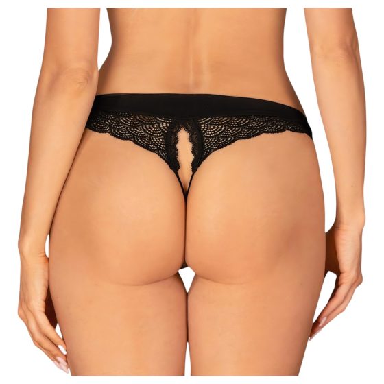 Obsessive Chemeris Open Thong (Black)