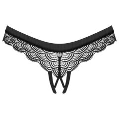 Obsessive Chemeris Open Thong (Black)