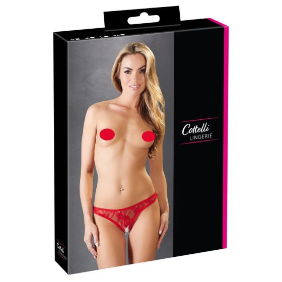 Cottelli - Lace sextanga (red)