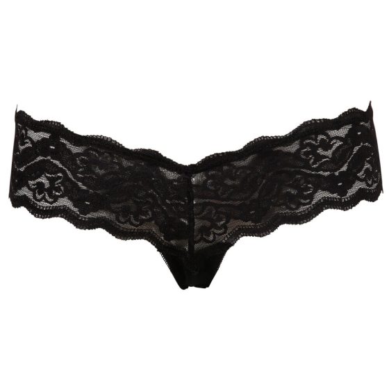 Cottelli - Pearl Lace Thong (Black)