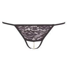 NO:XQSE - Lace Chain Thong (Black)