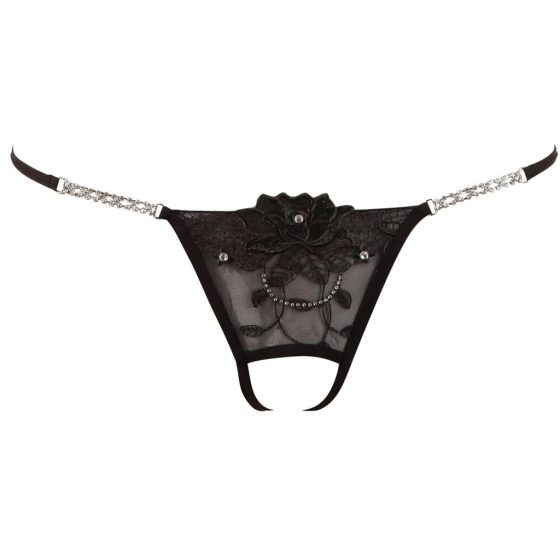 Cottelli - Shiny Flower - Open Thong