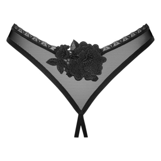 Obsessive Latinesa - open thong (black)