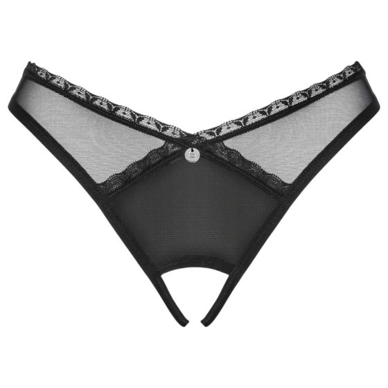 Obsessive Latinesa - open thong (black)