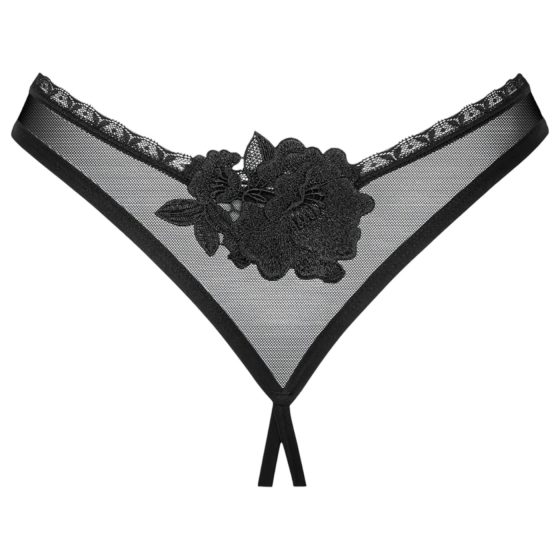 Obsessive Latinesa - open thong (black)