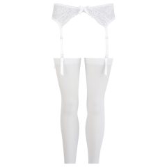 NO:XQSE - Lace Garter Set - White