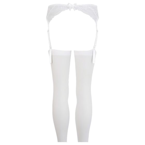 NO:XQSE - Lace garter set - white