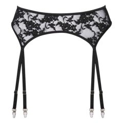 Cottelli - Lace Garter Belt (Black)