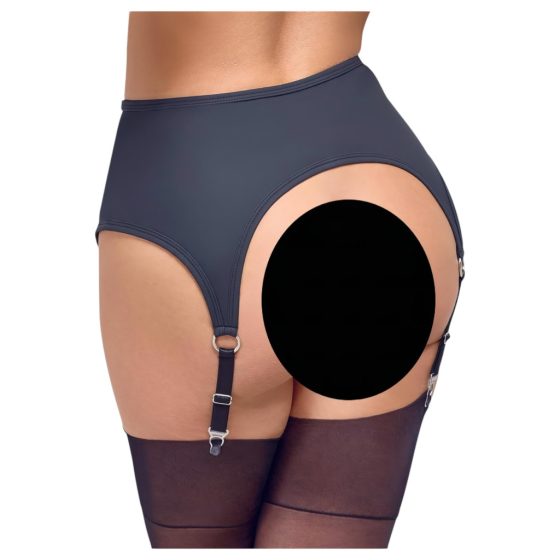 Cottelli - Matte Garter Belt (Black)