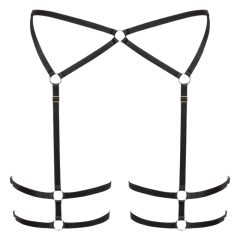 Cottelli - thin body harness bottom (black)