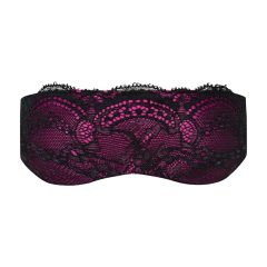 Obsessive Roseberry - Lace Eye Mask (Magenta-Black)