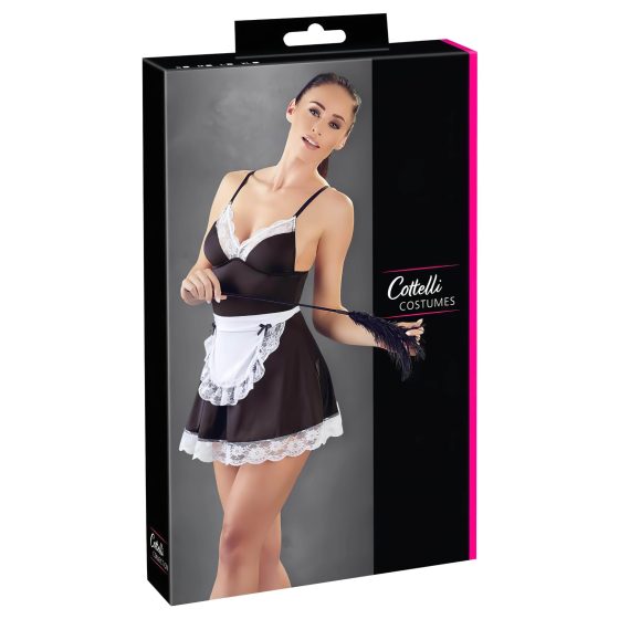 Cottelli - Maid Dress with Apron (Black-White)