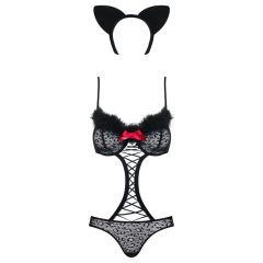 Obsessive Gepardina - Kitty Girl Costume Set (Black)