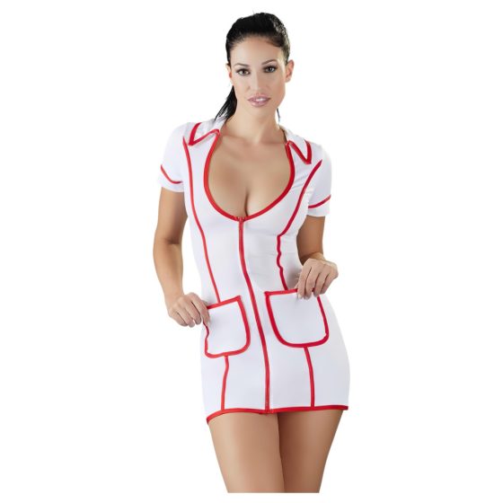 Cottelli Nurse - Nurse Costume Dress (White)