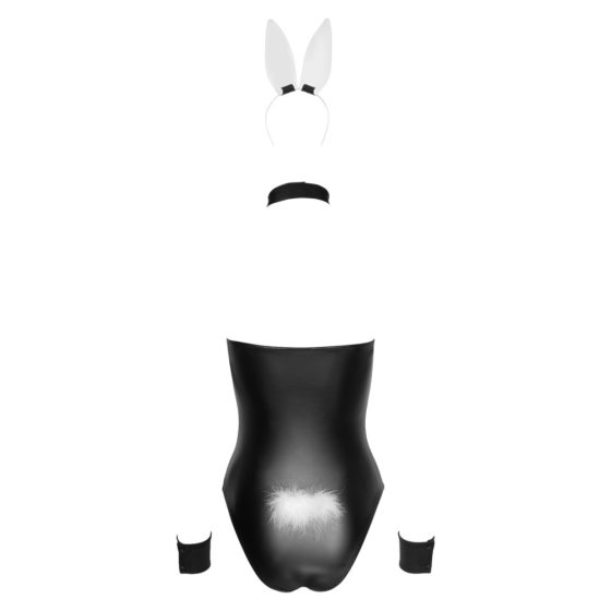 Cottelli Bunny - Shiny, Sexy Bunny Girl Costume (5-piece)