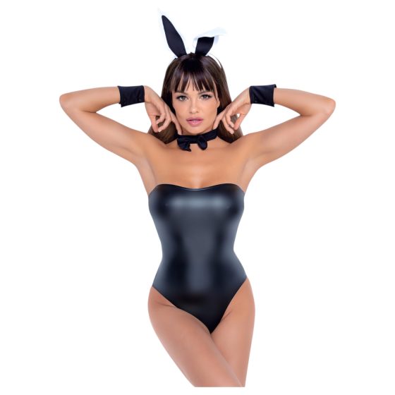 Cottelli Bunny - Shiny, Sexy Bunny Girl Costume (5-piece)